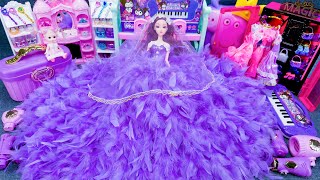 23 Minutes Satisfying Unboxing Super Royal Barbie Princess Bedroom and Wedding Dress Up Review Toys